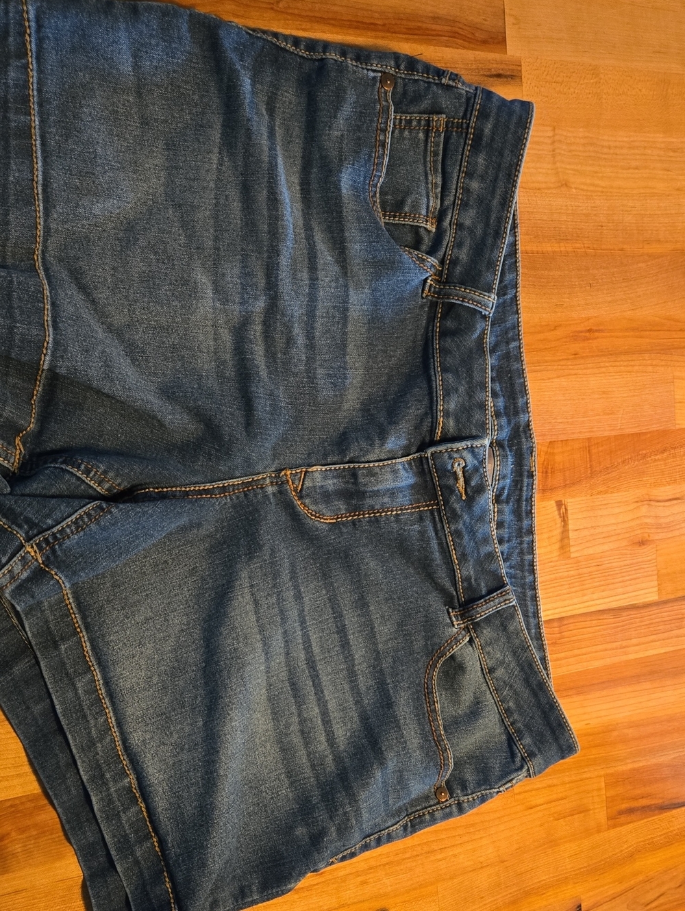 Natural Reflections Women's Blue Denim Jean Shorts